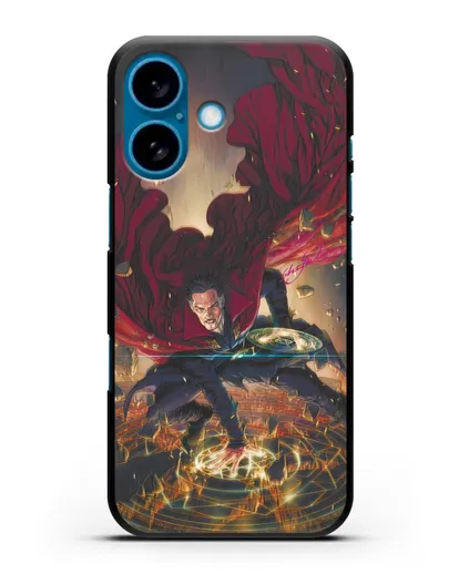 Чехол Разрушительный Доктор Стрэндж (Doctor Strange) силиконовый для iPhone 16