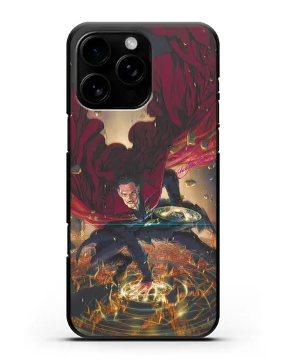 Чехол Разрушительный Доктор Стрэндж (Doctor Strange) силиконовый для iPhone 16 Pro Max