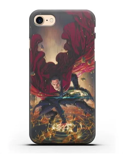Чехол Разрушительный Доктор Стрэндж (Doctor Strange) силиконовый для iPhone 7