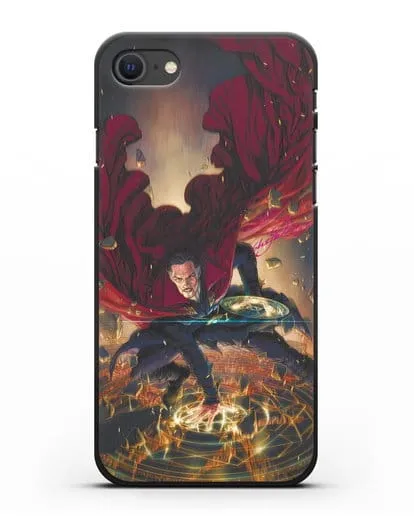 Чехол Разрушительный Доктор Стрэндж (Doctor Strange) силиконовый для iPhone SE 2020