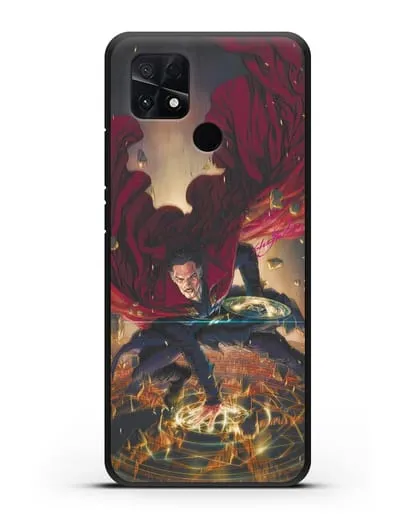 Чехол Разрушительный Доктор Стрэндж (Doctor Strange) силиконовый для Xiaomi Poco C40