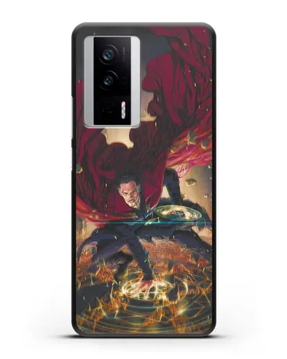 Чехол Разрушительный Доктор Стрэндж (Doctor Strange) силиконовый для Xiaomi Poco F5 Pro