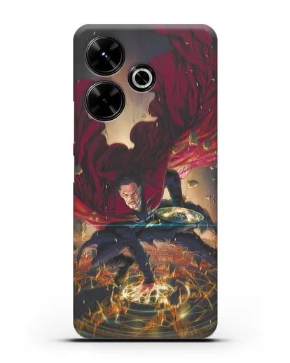 Чехол Разрушительный Доктор Стрэндж (Doctor Strange) силиконовый для Xiaomi Poco M6
