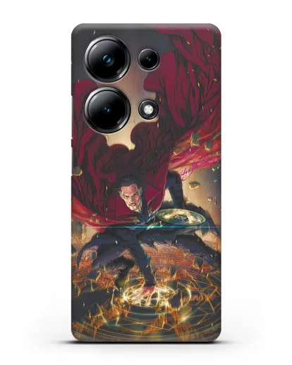 Чехол Разрушительный Доктор Стрэндж (Doctor Strange) силиконовый для Xiaomi Poco M6 Pro