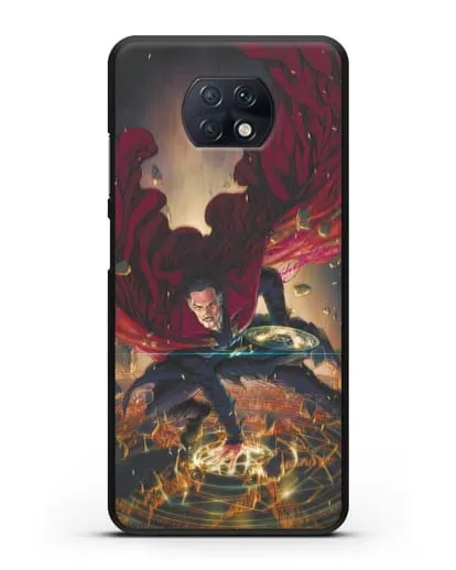 Чехол Разрушительный Доктор Стрэндж (Doctor Strange) силиконовый для Xiaomi Redmi Note 9T