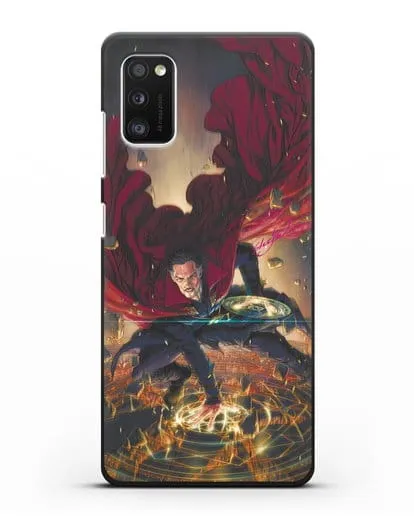 Чехол Разрушительный Доктор Стрэндж (Doctor Strange) силиконовый для Samsung Galaxy A41 [SM-A415F]