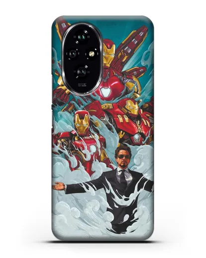 Чехол с рисунком Тони Старк (Железный человек) силиконовый для Honor 200