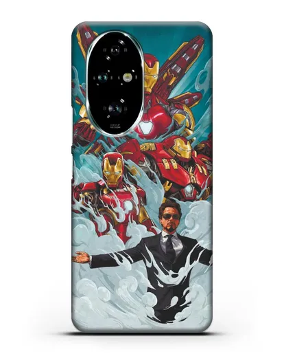 Чехол с рисунком Тони Старк (Железный человек) силиконовый для Honor 200 Pro