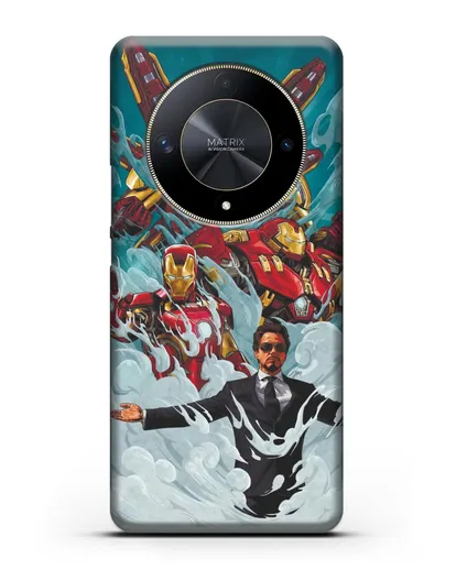 Чехол с рисунком Тони Старк (Железный человек) силиконовый для Honor X9b