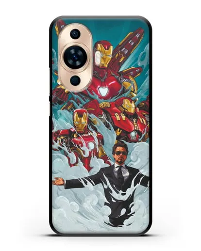 Чехол с рисунком Тони Старк (Железный человек) силиконовый для Huawei Nova 11