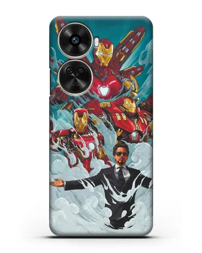Чехол с рисунком Тони Старк (Железный человек) силиконовый для Huawei Nova 12 SE