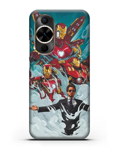 Чехол с рисунком Тони Старк (Железный человек) силиконовый для Huawei Nova 12s
