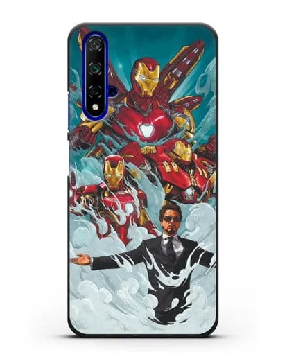 Чехол с рисунком Тони Старк (Железный человек) силиконовый для Huawei Nova 5T
