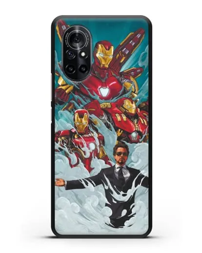 Чехол с рисунком Тони Старк (Железный человек) силиконовый для Huawei Nova 8