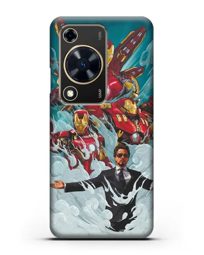 Чехол с рисунком Тони Старк (Железный человек) силиконовый для Huawei Nova Y72