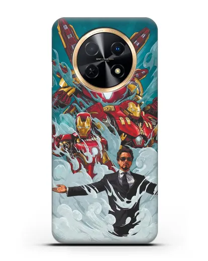 Чехол с рисунком Тони Старк (Железный человек) силиконовый для Huawei Nova Y91