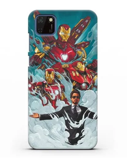 Чехол с рисунком Тони Старк (Железный человек) силиконовый для Huawei Y5P