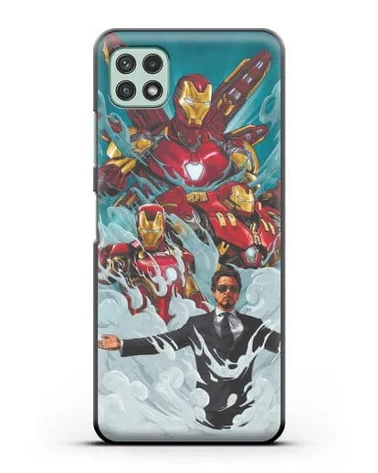 Чехол с рисунком Тони Старк (Железный человек) силиконовый для Samsung Galaxy A22 [SM-A225F]