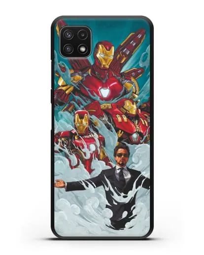 Чехол с рисунком Тони Старк (Железный человек) силиконовый для Samsung Galaxy A22s [A226B]