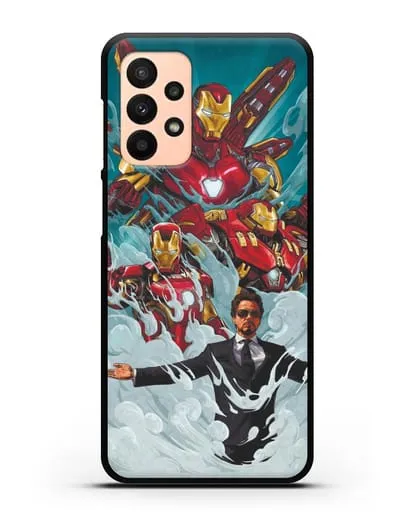 Чехол с рисунком Тони Старк (Железный человек) силиконовый для Samsung Galaxy A23 [SM-A235F]