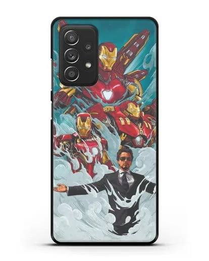 Чехол с рисунком Тони Старк (Железный человек) силиконовый для Samsung Galaxy A52 5G [SM-A5260]