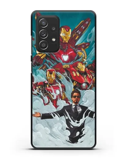 Чехол с рисунком Тони Старк (Железный человек) силиконовый для Samsung Galaxy A53