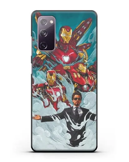 Чехол с рисунком Тони Старк (Железный человек) силиконовый для Samsung Galaxy S20 FE [SM-G780F]