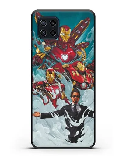 Чехол с рисунком Тони Старк (Железный человек) силиконовый для Samsung Galaxy M22 [M225F]