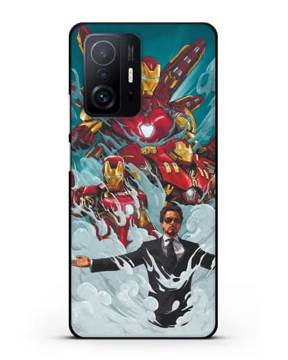Чехол с рисунком Тони Старк (Железный человек) силиконовый для Xiaomi 11T