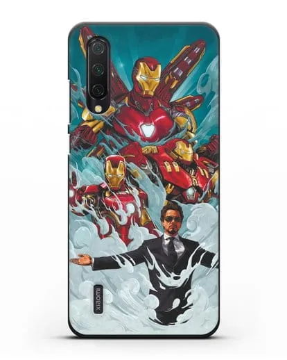 Чехол с рисунком Тони Старк (Железный человек) силиконовый для Xiaomi Mi 9 Lite