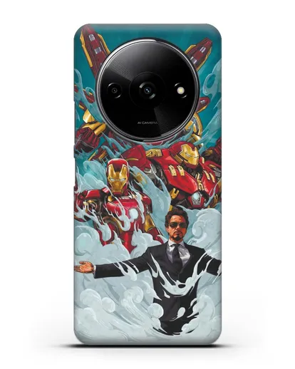 Чехол с рисунком Тони Старк (Железный человек) силиконовый для Xiaomi Redmi A3