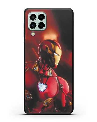 Чехол с принтом Железный человек силиконовый для Samsung Galaxy M53 [SM-M536]