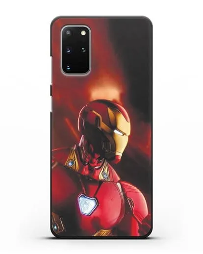 Чехол с принтом Железный человек силиконовый для Samsung Galaxy S20 Plus [SM-G985F]
