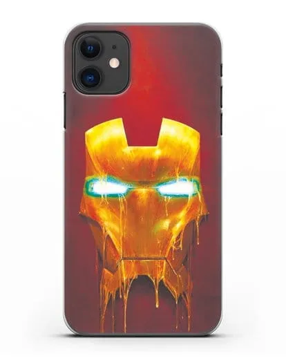 Чехол Маска Железного человека силиконовый для iPhone 11