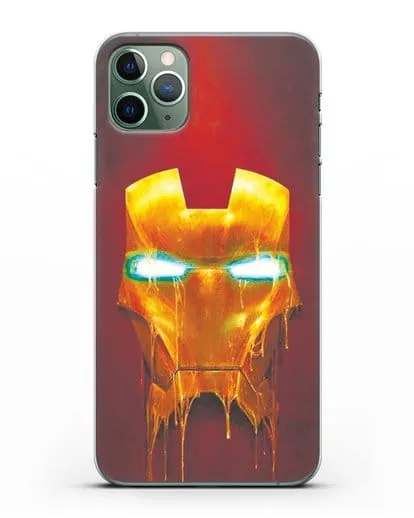 Чехол Маска Железного человека силиконовый для iPhone 11 Pro Max