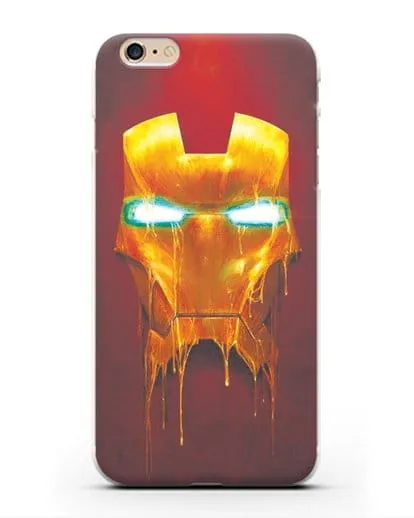 Чехол Маска Железного человека силиконовый для iPhone 6 Plus