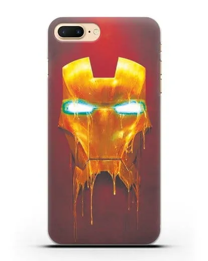 Чехол Маска Железного человека силиконовый для iPhone 7 Plus