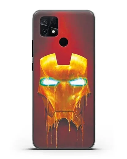 Чехол Маска Железного человека силиконовый для Xiaomi Poco C40