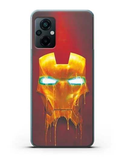 Чехол Маска Железного человека силиконовый для Xiaomi Poco M5