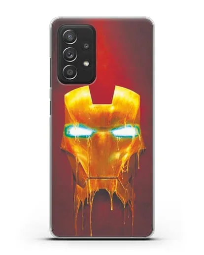Чехол Маска Железного человека силиконовый для Samsung Galaxy A53
