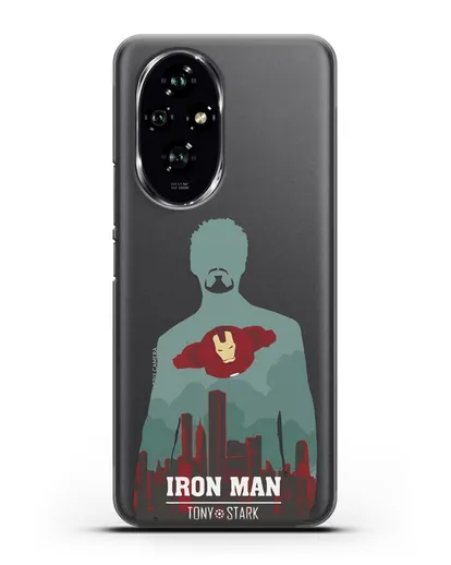 Чехол Тони Старк - Железный человек силиконовый для Honor 200