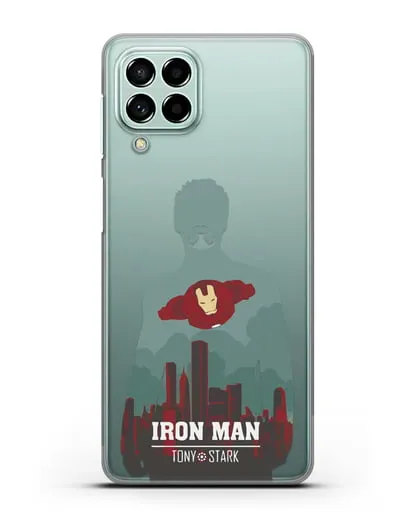 Чехол Тони Старк - Железный человек силиконовый для Samsung Galaxy M53 [SM-M536]