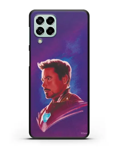 Чехол Тони Старк (Железный человек) в костюме силиконовый для Samsung Galaxy M53 [SM-M536]