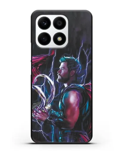 Чехол Тор (Thor) со шлемом Локи силиконовый для Honor X8a