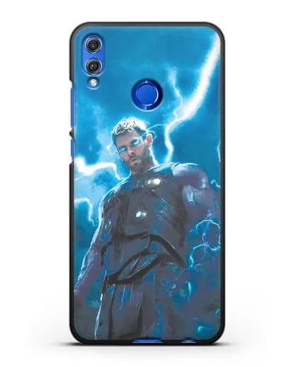 Чехол с принтом Тор силиконовый для Honor 8X
