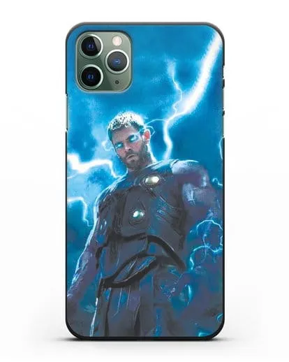 Чехол с принтом Тор силиконовый для iPhone 11 Pro