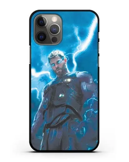 Чехол с принтом Тор силиконовый для iPhone 12 Pro