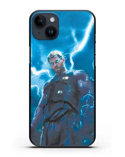 Чехол с принтом Тор силиконовый для iPhone 14 Plus