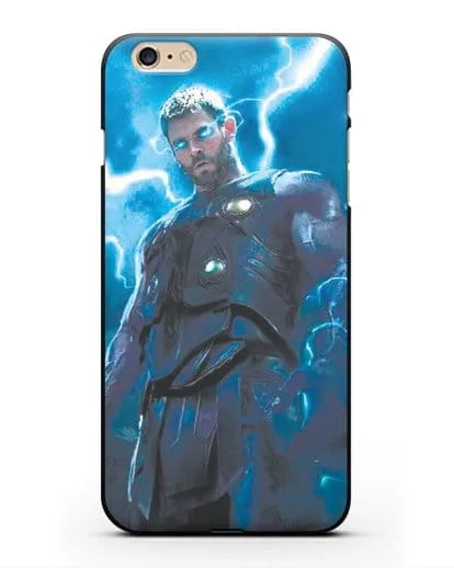 Чехол с принтом Тор силиконовый для iPhone 6 Plus