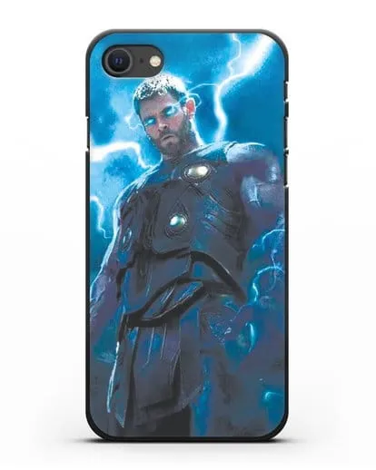 Чехол с принтом Тор силиконовый для iPhone SE 2020